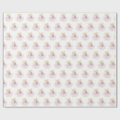 A Magical Day Unicorn Birthday Party  Cadeaupapier (Vlak)