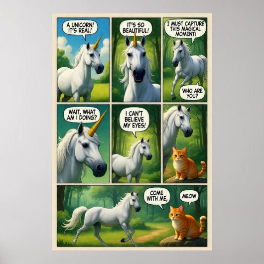 A Magical Encounter with a Talking Cat Poster (Voorkant)