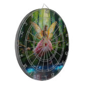 A magical fairy woodland forest dartbord (Voorkant Links)
