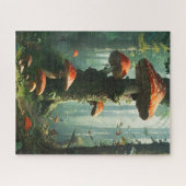 a magical forest, mushrooms, a mystical forest, to legpuzzel (Horizontaal)