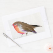 A magical little robin called Wisp 2011 Rechthoekige Sticker (Envelop)