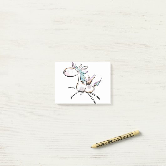 A Magical Unicorn Post-it® Notes (Op bureau)