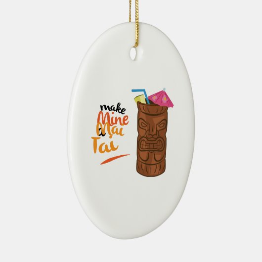 A Mai Tai Keramisch Ornament (Rechts)