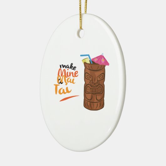 A Mai Tai Keramisch Ornament (Links)