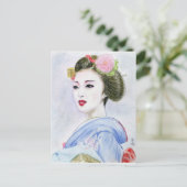 A MAIKO GIRL BRIEFKAART (Staand voorkant)