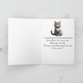A Maine Coon Cat Personality Birthday Fun Animal Kaart (Binnen)