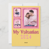 A-Maize-ing Liefde: Schattige Malse Foto Valentijn Feestdagenkaart (Achterkant)