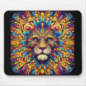 A Majestic Lion - Mouse Pad Muismat (Voorkant)