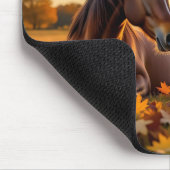 A Mama Horse and her Foal in Autumn Muismat (Hoek)