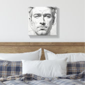 A MAN CANVAS AFDRUK (Insitu (Slaapkamer))