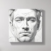 A MAN CANVAS AFDRUK (Voorkant)