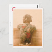 " A Man Tattoo " 刺 本 met " の " ,  met " 男 " , " A  Briefkaart (Voorkant / Achterkant)