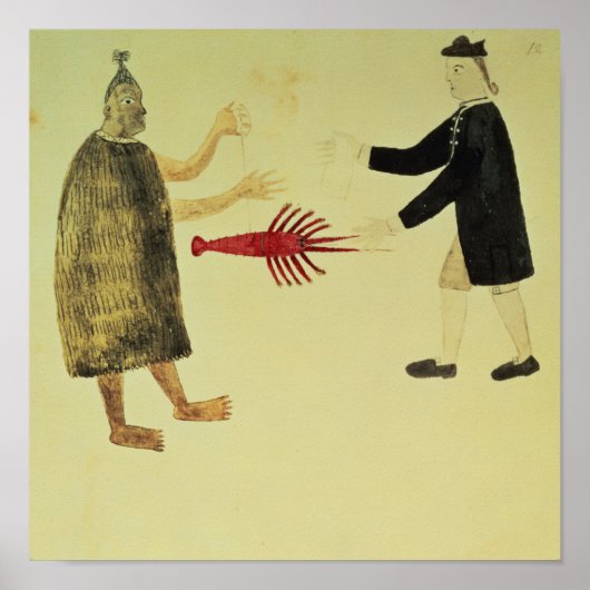 A Maori blaast de krayvis Poster (Voorkant)