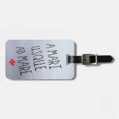 A Mari Usque ad Mare Bagagelabel, Canada Bagagelabel (Voorkant horizontaal)