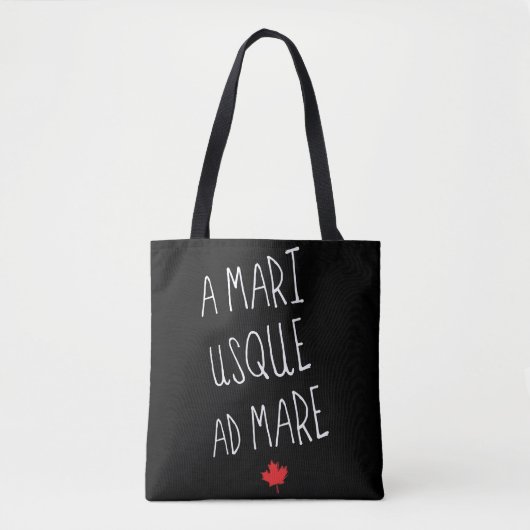 A Mari Usque ad Mare Grocery Bag, Canada Tote Bag (Voorkant)