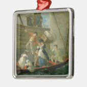 A Married Sailor's Adieu, c.1800 (olie op het pane Metalen Ornament (Links)