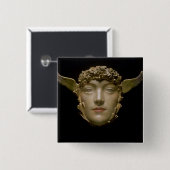 A Masker, c.1897 Vierkante Button 5,1 Cm (Voorkant /achterkant)