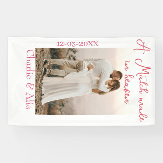 A match made in heaven photo wedding pink name sim spandoek