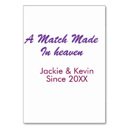 A match made in heaven purple mauve since year nam kaart