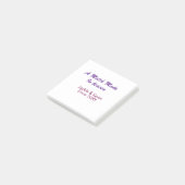 A match made in heaven purple mauve since year nam post-it® notes (Schuin)