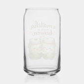 A Matcha Made in Heaven Cute Funny Pun Blikvorm Glas (Achterkant)