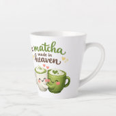 A Matcha Made in Heaven Cute Funny Pun Latte Mok (Rechts)