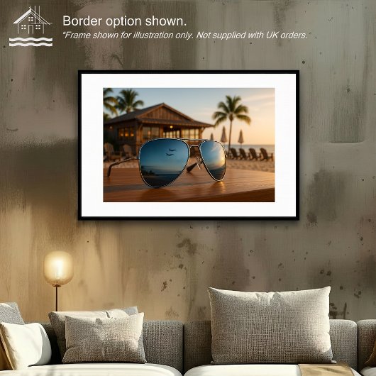 A Maverick's View - Wall Art Print