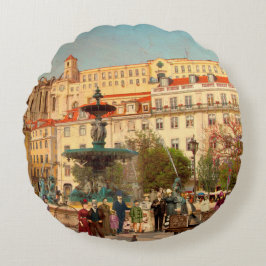  A Maxia do Rossio (Lisboa) Rond Kussen