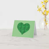 A-MAZE HEART (GROEN) KAART (Gele Bloem)