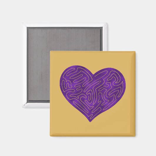 A-MAZE-ING HART (PAARS) MAGNEET (Voorkant / Achterkant)