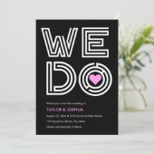 A-maze-ing love | We doen Maze Heart Wedding Kaart (Staand voorkant)