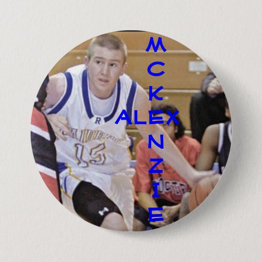 A. McKenzie 15 Ronde Button 7,6 Cm (Voorkant)