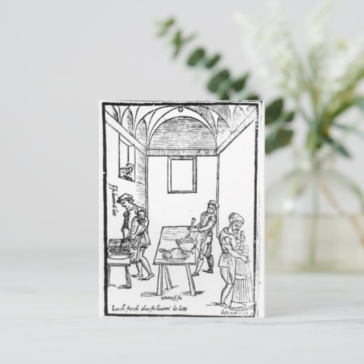 A Medieval Kitchen Briefkaart (Staand voorkant)