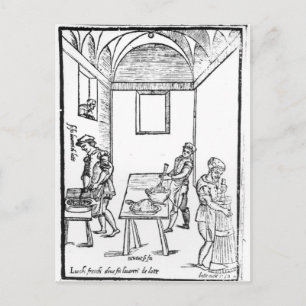A Medieval Kitchen Briefkaart