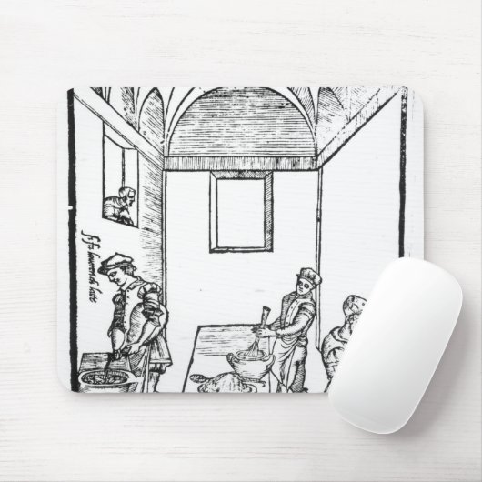 A Medieval Kitchen Muismat (Met muis)
