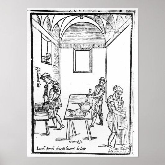 A Medieval Kitchen Poster (Voorkant)