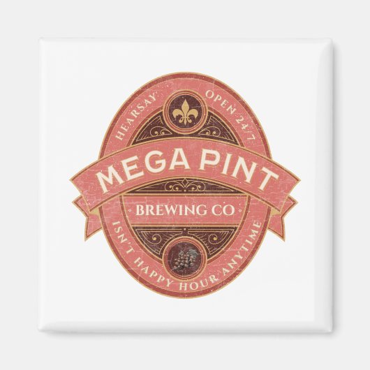A Mega Pint Magneet (Voorkant)