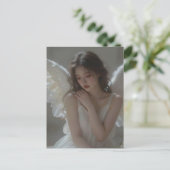 A melancholic angel briefkaart (Staand voorkant)