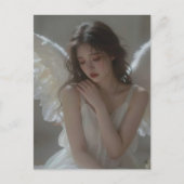 A melancholic angel briefkaart (Voorkant)