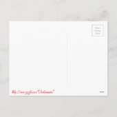 A-melkt van acht Meisjes Feestdagenkaart (Achterkant)