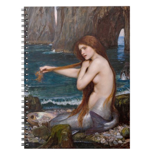 A mermaid by John William Waterhouse 1900 CC1042 Notitieboek (Voorkant)