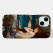 A Mermaid, c. 1900 by John Waterhouse Case-Mate iPhone Case (Achterkant (horizontaal))