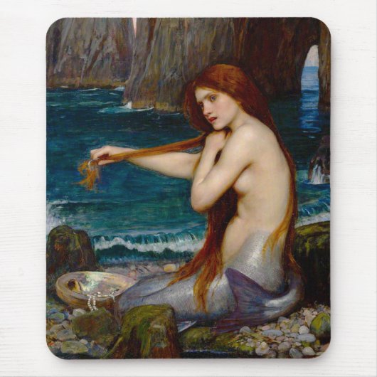 A Mermaid, c. 1900 by John Waterhouse Muismat (Voorkant)