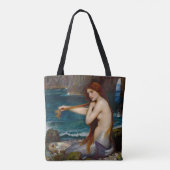 A Mermaid, c. 1900 by John Waterhouse Tote Bag (Achterkant)