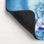 A Mermaid en haar Seahorse Muismat (Hoek)