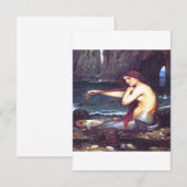 A Mermaid John William Waterhouse Save The Date (Voorkant / Achterkant)