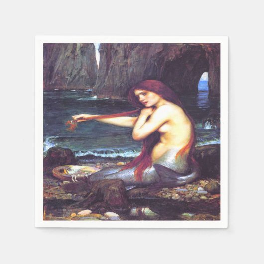 A Mermaid John William Waterhouse Servet (Voorkant)