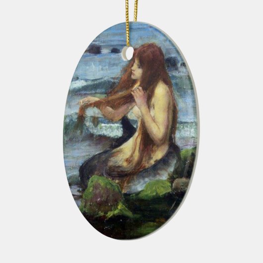 A Mermaid (studie) Keramisch Ornament (Links)