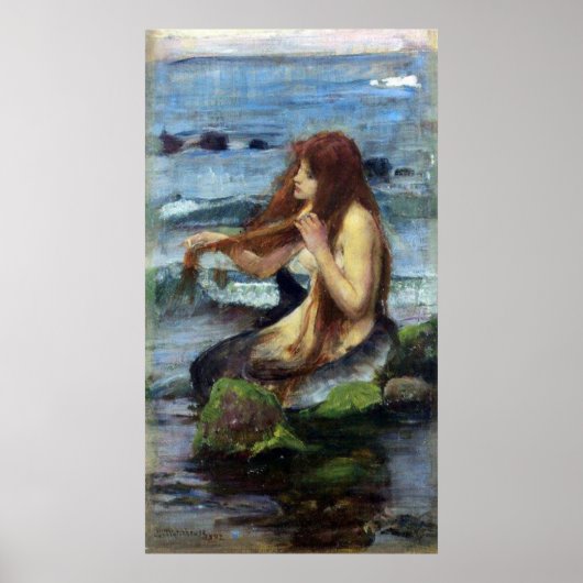 A Mermaid (studie) Poster (Voorkant)