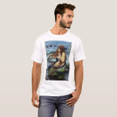 A Mermaid (studie) T-shirt (Voorkant volledig)